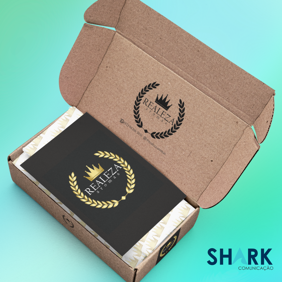 Realeza Aromas — Embalagem