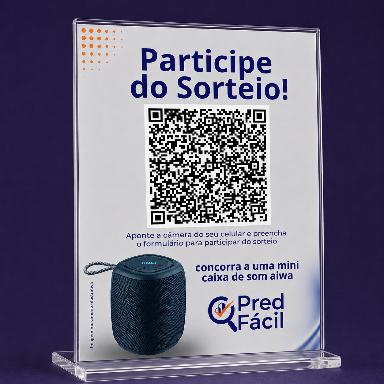 PredFácil — Display de Mesa